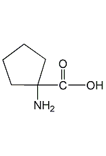 1-氨基-1-环戊羧酸结构式