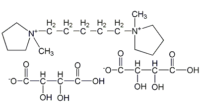 酒石酸戊双吡铵结构式